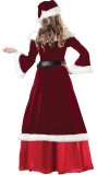 2023 Santa Costume Deluxe Classic Mrs. Claus Christmas Costume Xmas Party Santa Claus Cosplay Women Red Dress