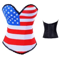 AME2269 usa tattoo Boned Corset