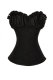 A5424 Sexy Corset Women Wedding white Satin overbust Lace Up Bustier Top