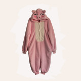 K-015 pink pig onesie 85-125