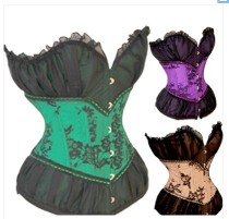 A827-4Purple corset