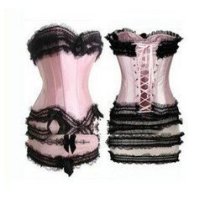 A069 Burlesque Corset & Skirt Set