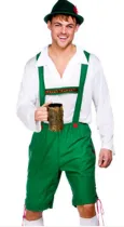 131 man oktoberfest costume hat pant tshirt
