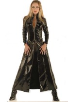 11060(LKH1051)stretch leather dress