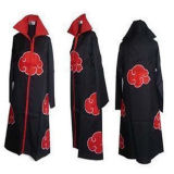 Naruto Akatsuki Itachi Cosplay Costume Cloak Size S M L XL XXL