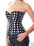 A071 black dot corset