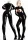 LKH-1077 sexy leather suits for women sexy black leather long suit