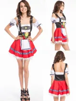 4798 RED oktoberfest costume