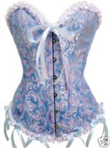 LXM819-1 Embroidered Burlesque Corset 2pcs 4xl clearance.