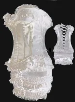 A068-14 bridal Corset & Skirt Set