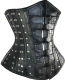 xw-1650-1623(AME2961) Moulin Rouge Faux Leather Corset