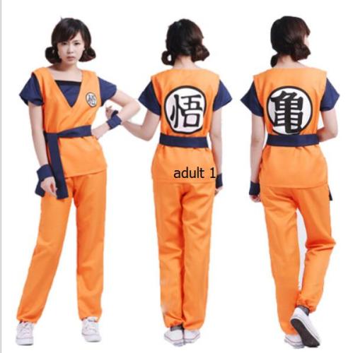 Anime Dragon Ball Z GoKu Cosplay Costume Set Fancy Party clothing