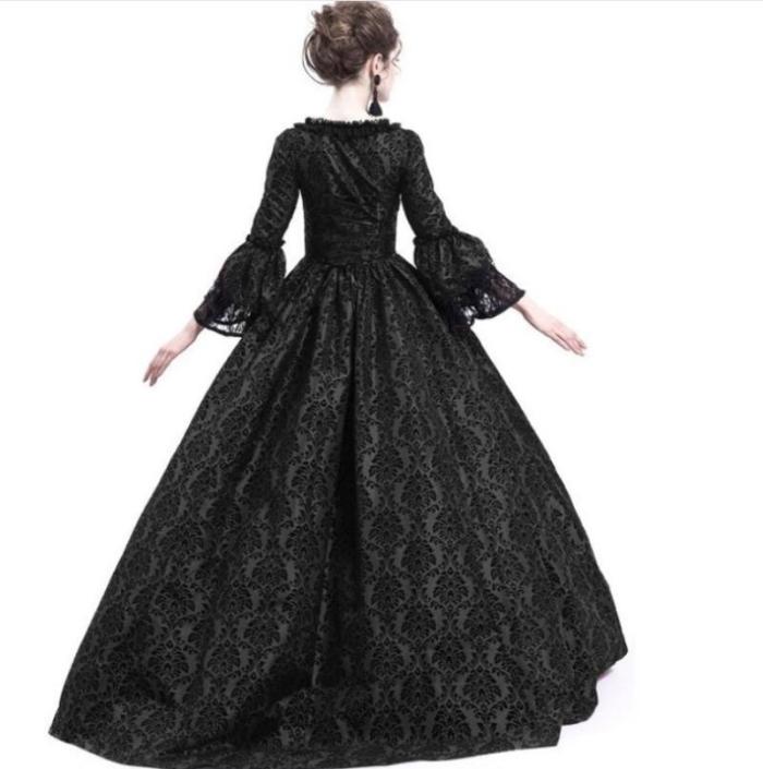 Cosplay Medieval Palace Princess Dress Adults Vintage evening gown for Women 2018 Lace Long Sexy  Party Halloween Costume 3XL