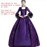 Cosplay Medieval Palace Princess Dress Adults Vintage evening gown for Women 2018 Lace Long Sexy  Party Halloween Costume 3XL
