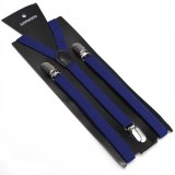 Slim1.5cm Fashion Best Sale 27 Colors Mix Suspenders Unisex Clip-on Elastic Braces Slim Suspender  Wholesale & Retail