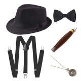 Mens Adult Gangster Peaky Cap Blinders 20s Tommy Shelby Fancy Dress Accessories