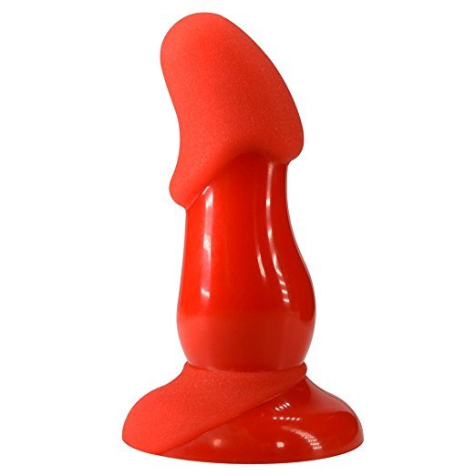 cob 3.7  Butt Plug Silicone Vibrating Anal Plug for Men or Women G-spot Vibrator (Red)