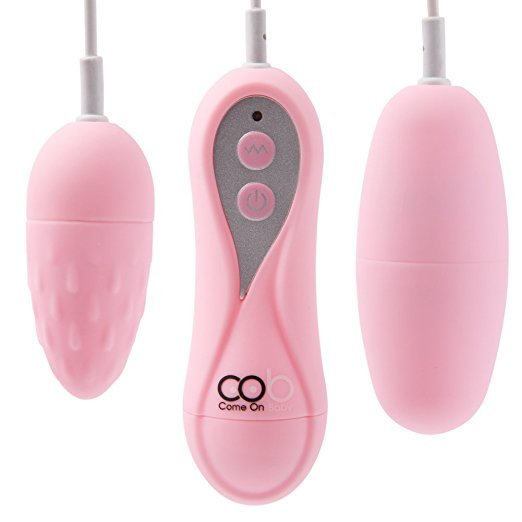 cob Waterproof 10 Frequency Wired Duo Massager Love Egg Bullet Vibe Mini Female Vibrator (Pink)