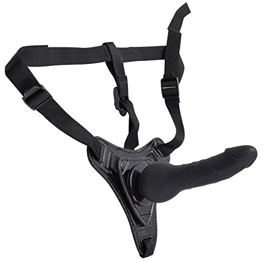 Cob Adjustable Strap-0on Harness Bondage With Dildo