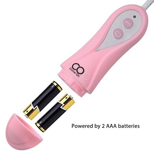 cob 10 Frequency Bullet Egg Vibrator Waterproof Wired Massager Bullet Vibe Mini Female Vibrator (Pink)
