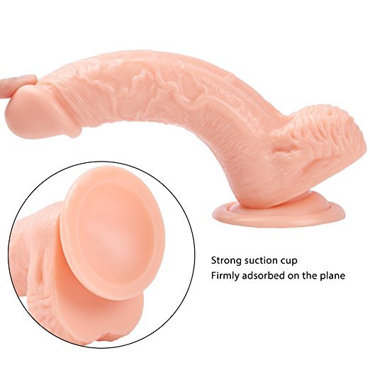 cob 7.5 Inches Cock Dong Realistic Dildo with Suction Cup Adult Sex Toy (Flesh)