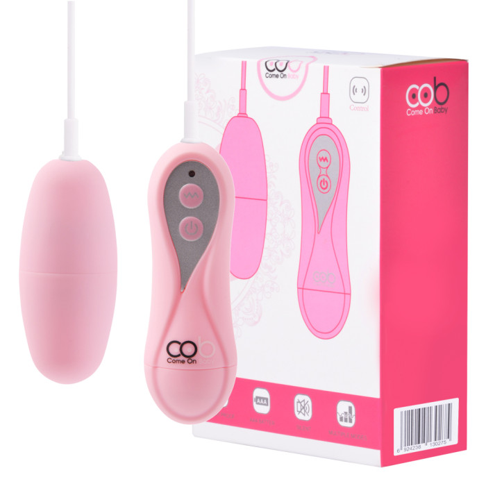 cob 10 Frequency Bullet Egg Vibrator Waterproof Wired Massager Bullet Vibe Mini Female Vibrator (Pink)