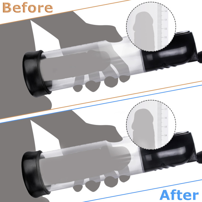 Manual Vacuum Penis Pump Strengthen Enlarger Booster Extender