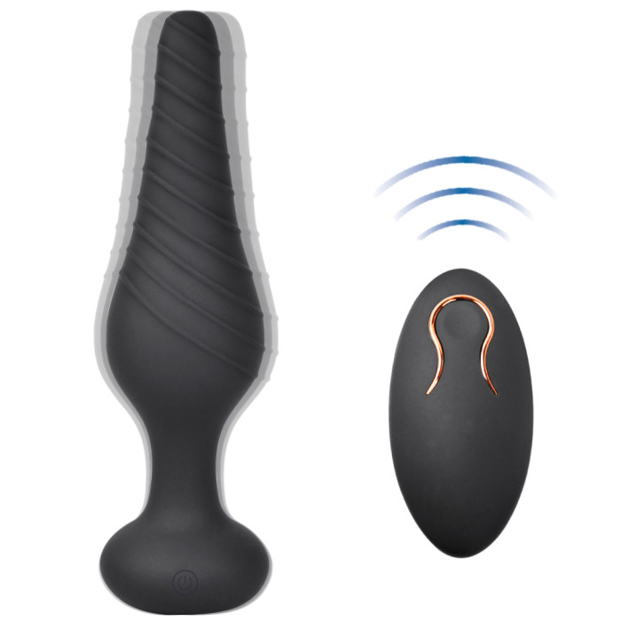 Cob Vibrating Anal Vibrator with 10 Vibration Modes, Rechargeable Silicone Butt Plug Massager