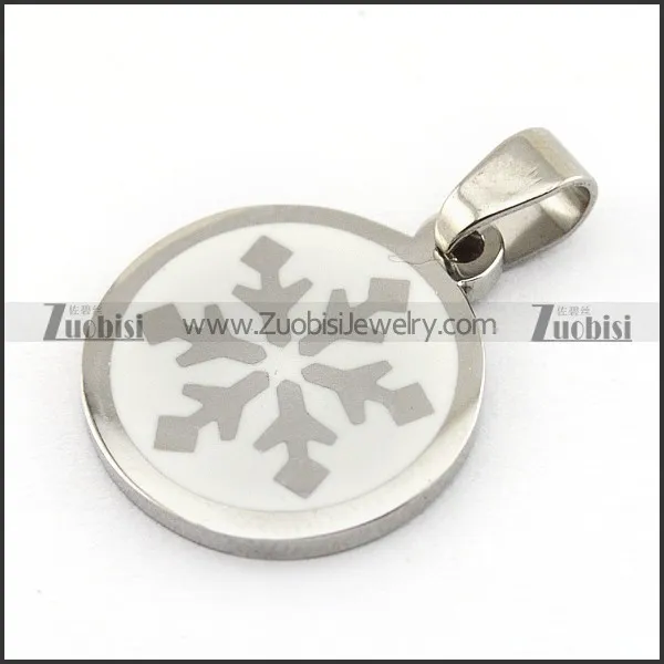 Stainless Steel Christmas Charm Snow Pendants XMAS p003707