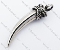 Stainless Steel Wolf's fang Pendant - JP420046