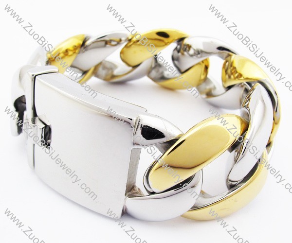 2 Plating Men Heavy Stainless Steel Bracelet - JB200151