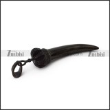 Black Stainless Steel Horn p005537