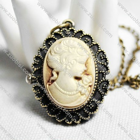 Vintage Brass Elegant Pairs Pocket Watch Chain for Ladies - PW000080-1