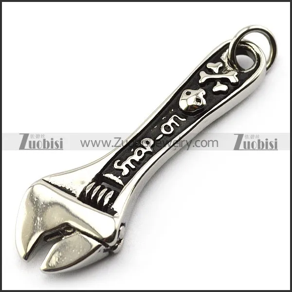 Stainless Motorcycle Spanner Pendant p004851