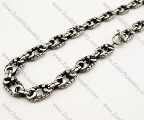 Punk Stainless Steel Link ChainNecklace in Length of 21.5 inch -JN170016