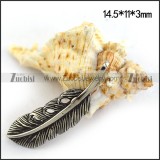 Small Feather Charm for Bracelet p003515