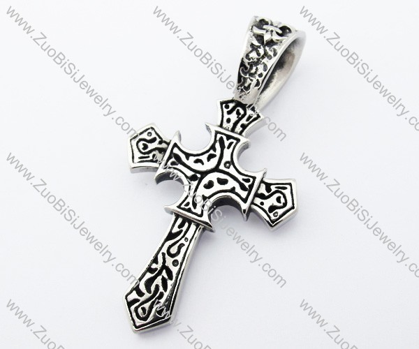 Stainless Steel Cross Pendant - JP370047