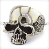 punk skull ring for biker r001147