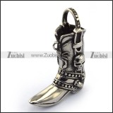 Cool Stainless Steel Boots Pendant p003464