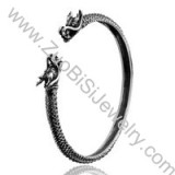 Antique Dragon Stainless Steel Bangles - JB350042
