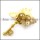 Golden Key Pendant crafted Casting p004896