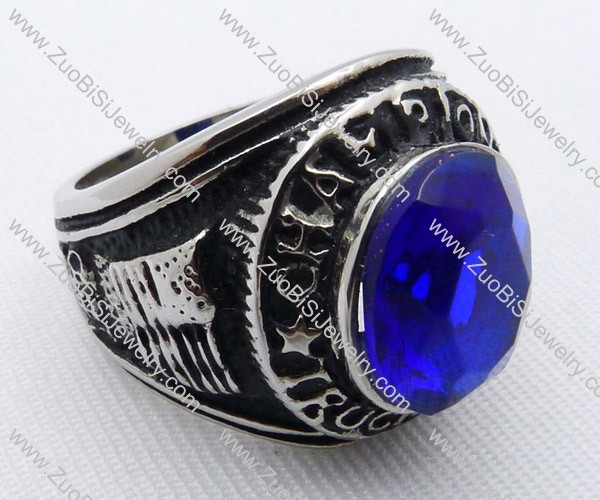 Stainless Steel Stone Championship Rings Custom -JR010048