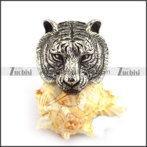 Retro Stainless Steel Casting Tiger Ring r003815