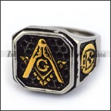 Gold Masonic Ring r003617