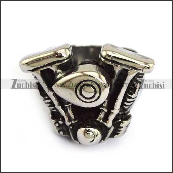 small cute motorcycle engine ring for bikers r002129