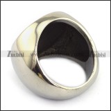 Stainless Steel Oak Ring r003594