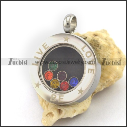 Live Be Love Pendant p003166