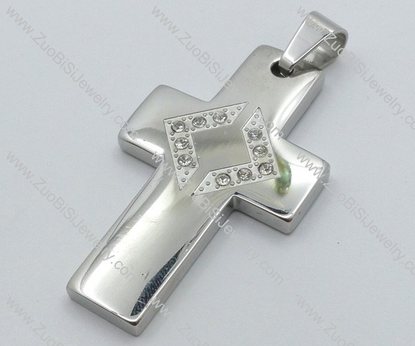 Stainless Steel Cross Pendant -JP050499