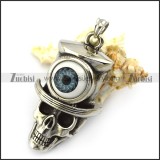 Evil Eye Skull Pendant p005276