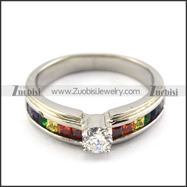 Stainless Steel Gay Men Ring r003956